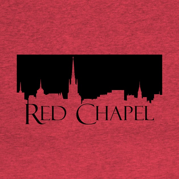 Red Chapel (Black silhouette) by Dave